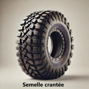 Pneu gonflable 115/55-8