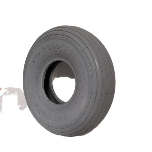 Pneu Plein 3.00-4/260x85/10x3 Noir ou gris – Image 4