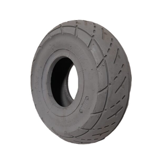 Pneu gonflable 3.00-4/260x85/10x3 noir ou gris – Image 3