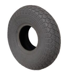 Pneu gonflable 3.00-4/260x85/10x3 noir ou gris
