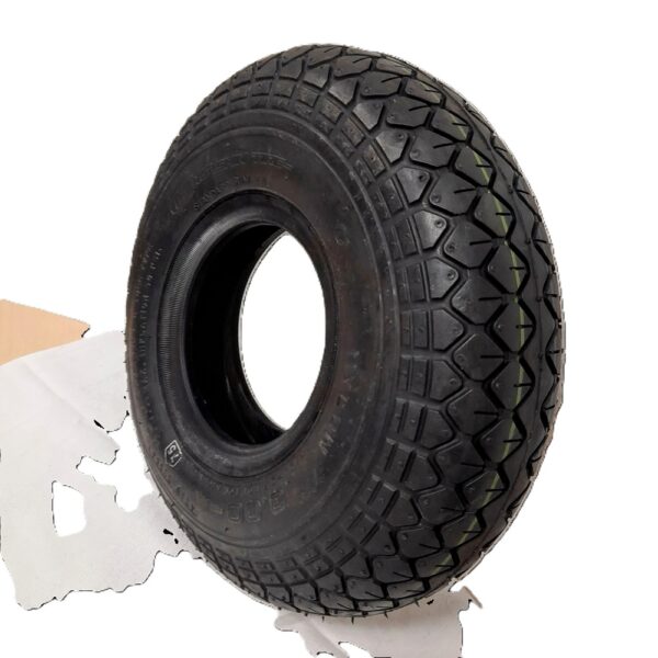 Pneu gonflable 3.00-4/260x85/10x3 noir ou gris – Image 2