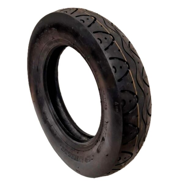 Pneu gonflable 3.00-8 ou 100/60-8 noir et gris