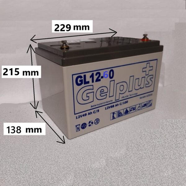 Batterie 12V 53/58Ah - Eligible CPAM / MDPH